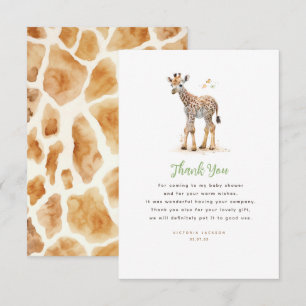 Baby Giraffe Cute Modern Little Tack Kort