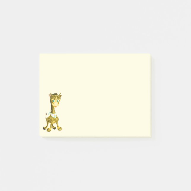 Baby Giraffe - Ditt Färg Post-it Block (Framsida)