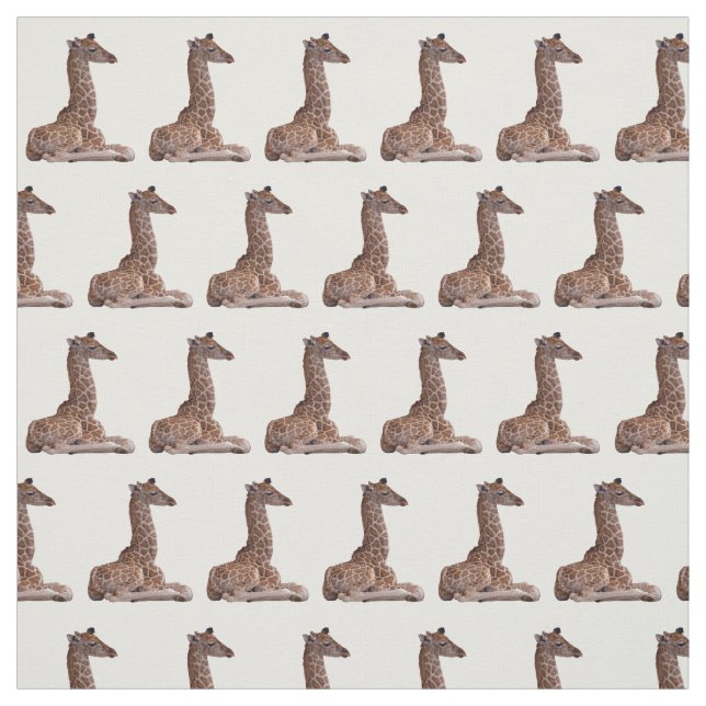 Baby Giraffe Fabric (välj färg) Tyg (Provkarta)