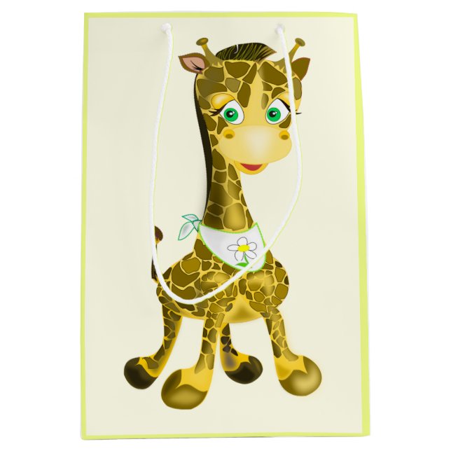 Baby Giraffe Gift Bag - Ditt Färg (Framsidan)