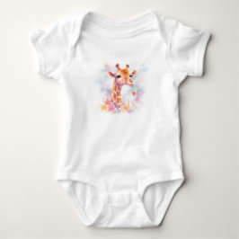 Baby Giraffe Head och Nacke, Zoo Animals, Safari T Shirt