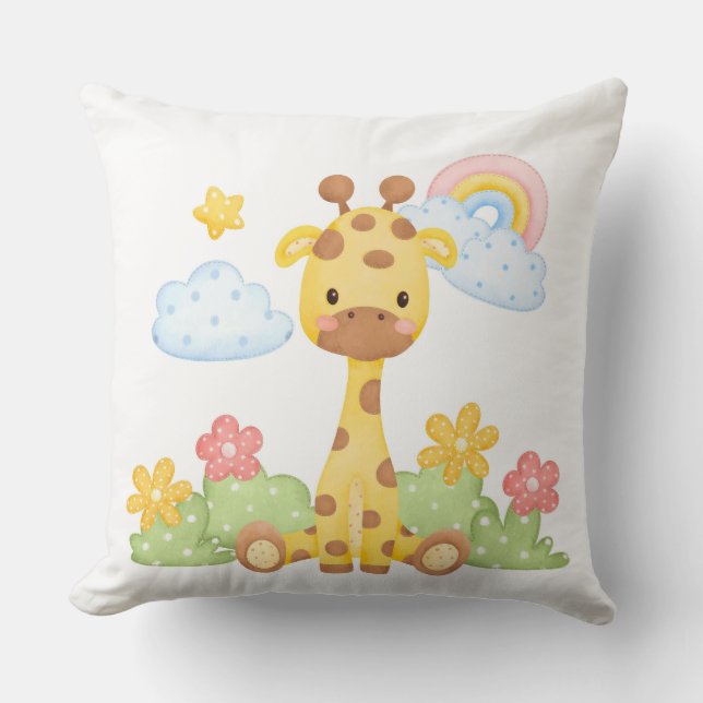 Baby Giraffe Kudde (Framsida)