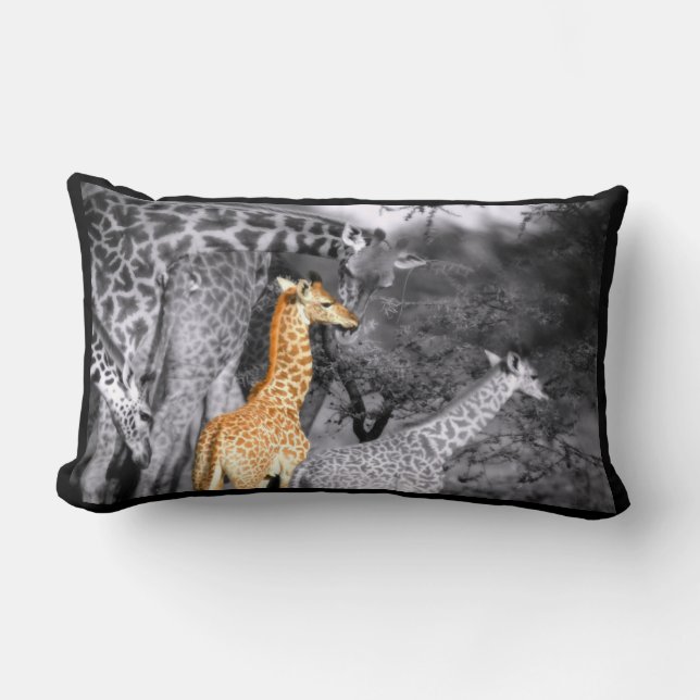 Baby Giraffe Lumbarkudde (Framsida)