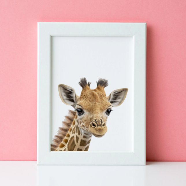 Baby Giraffe Nursery Jungle Safari Poster (Skapare uppladdad)
