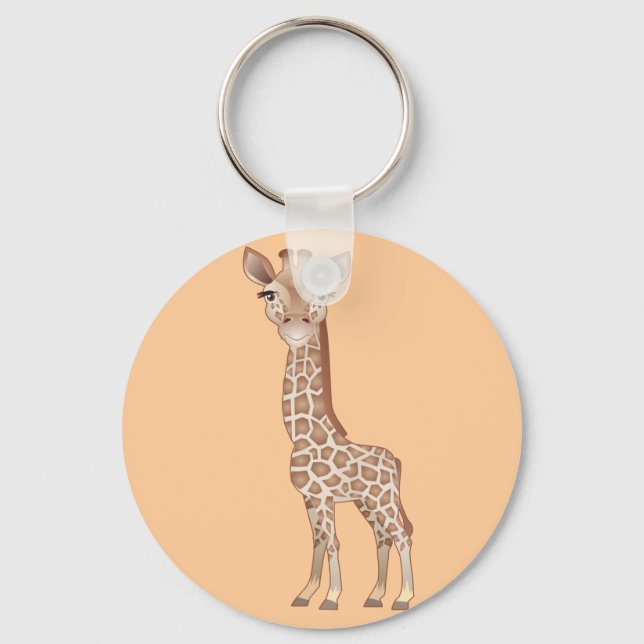 Baby Giraffe Nyckelring (Framsida)