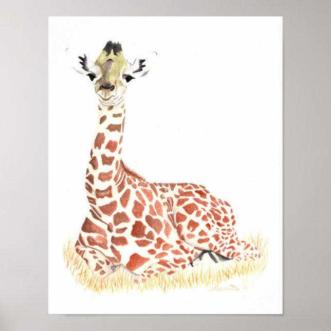 baby giraffe poster (Framsidan)