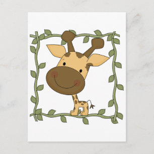 Baby Giraffe Tshirts och Gifts Vykort