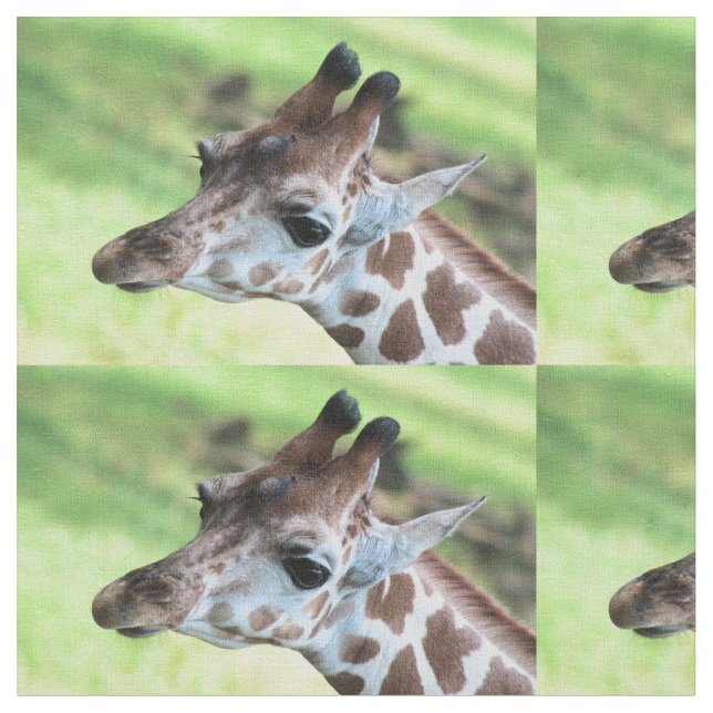 Baby giraffe tyg (Närbild)