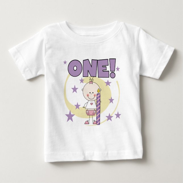 Baby Girl är ett födelsedags T-shirts och presente (Framsida)