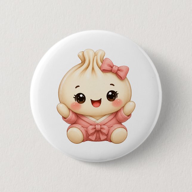 Baby girl bao knapp (Framsida)