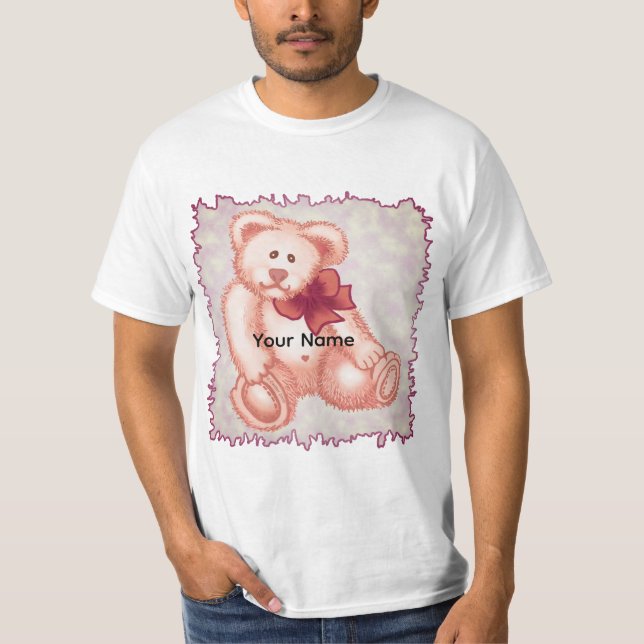 Baby Girl Bear t-shirt på svenska (Framsida)