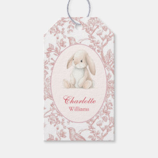 Baby Girl First Birthday Party Gift Tags Presentetikett