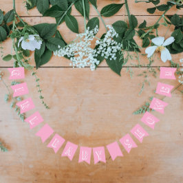 Baby Girl Shower-fest Pink Vimplar