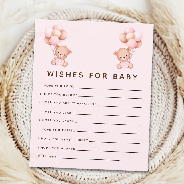 Baby Girl Shower - Teddy Bear Theme (Skapare uppladdad)