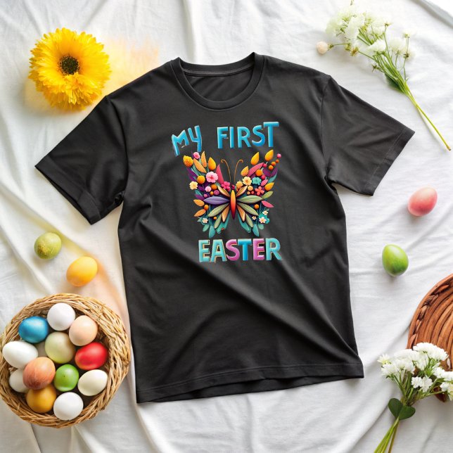 Baby Girl's First Easter T Shirt (Skapare uppladdad)