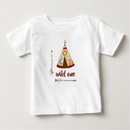 Baby Girls T-Shirts - Vild En Teepee