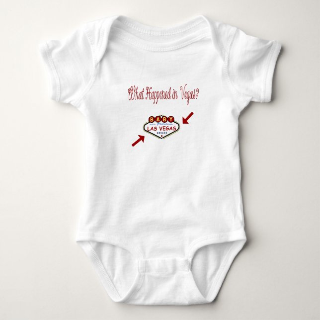 BABY GJORDE I VEGAS-SMITTBILARE TEE (Framsida)