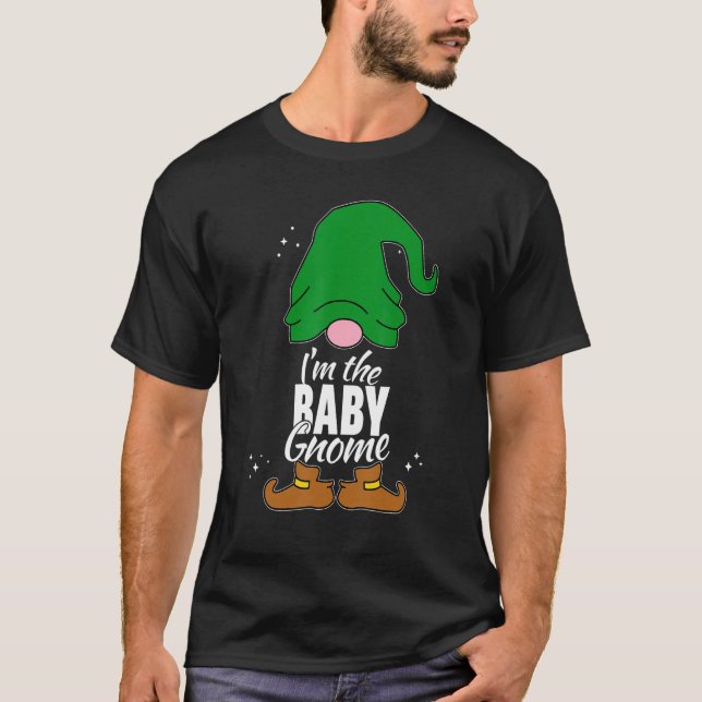 Baby Gnome Matching Family Group Christmas Party P T Shirt (Framsida)