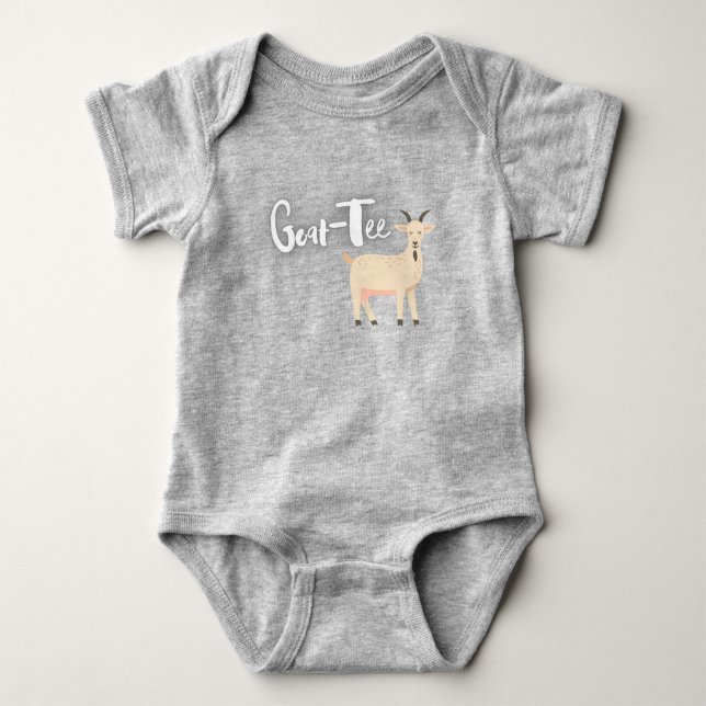 Baby Goat Bodydräkt T Shirt (Framsida)