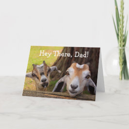 Baby Goat Fars dag Helgkort
