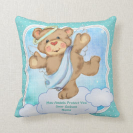 Baby Godson Godchild Gift Communion Baptism Angel Kudde