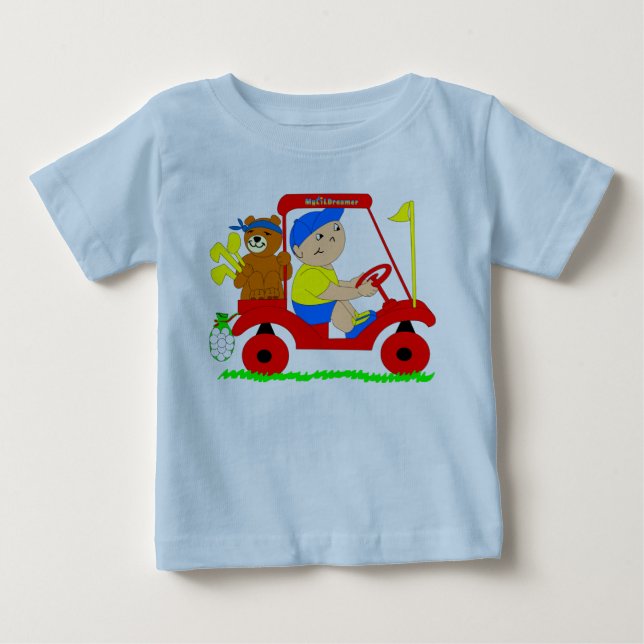 baby golfkläder t-shirt (Framsida)