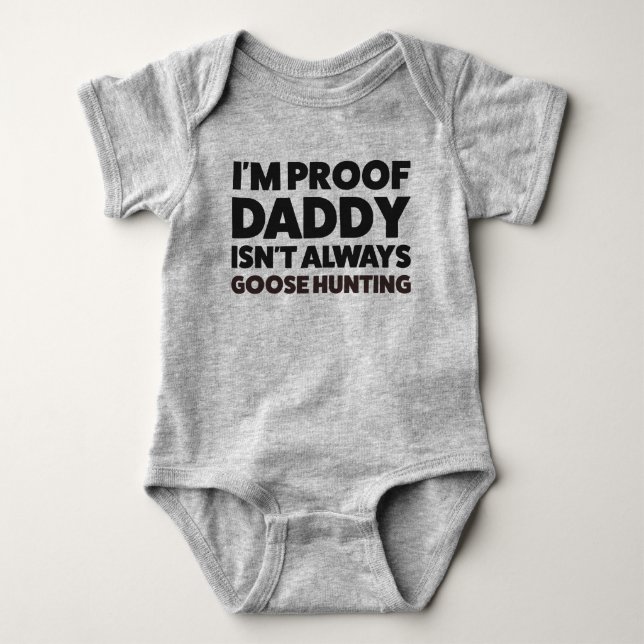 Baby Goose Hunting Jersey Bodydrät Shirt T Shirt (Framsida)
