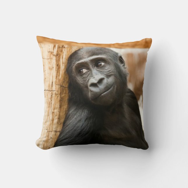 Baby gorilla Cushion Kudde (Framsida)