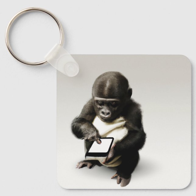 Baby gorilla Keyholder / チビゴリラのキーホルダー　Gorilla Life Nyckelring (Framsida)