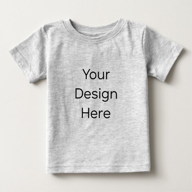 Baby Grå T-Shirt (Framsida)