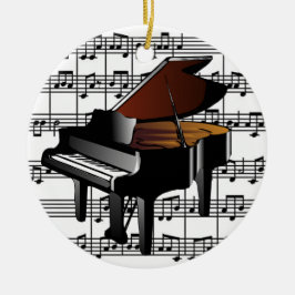 Baby Grand Piano Ornament
