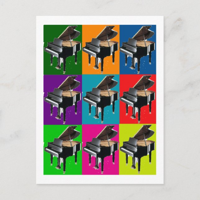 Baby Grand Pop Art T-Shirt & presenter Vykort (Framsida)