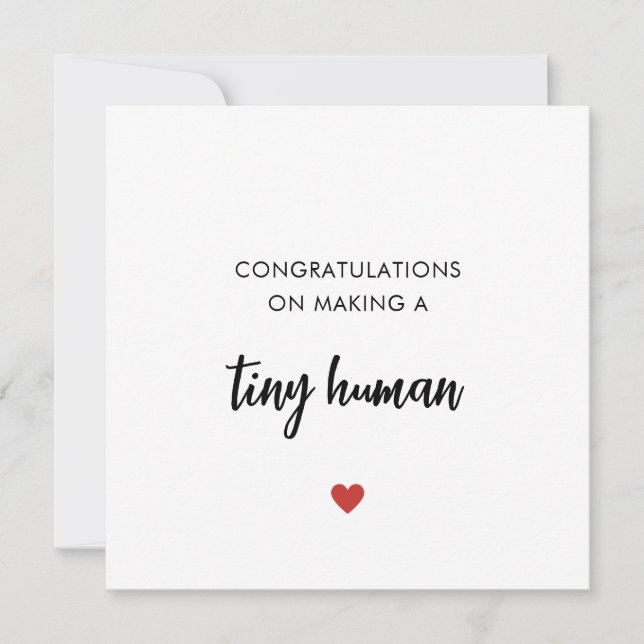 Baby Grattis Card Kort (Framsida)