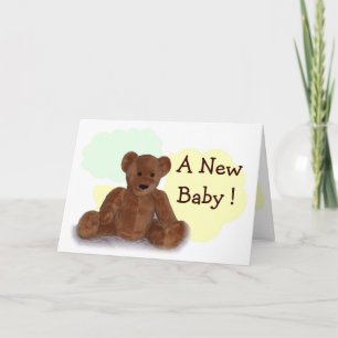 Baby Grattis Card Kort