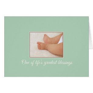 Baby Grattisar - Livets Underbarare välsignelse Hälsningskort
