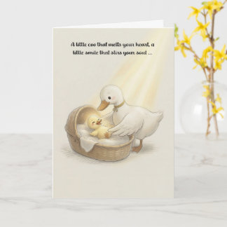 Baby gratulationskort Kristet själsinnehåll Kort