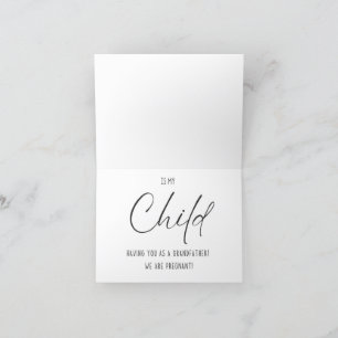 Baby & Gravid Meddelande till farfar