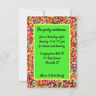 Baby Gumbollar Partycard Inbjudningar