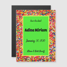 Baby Gumbollar Spara datum magneter