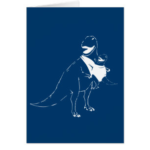 Baby-ha på sig dinosauren hälsningskort