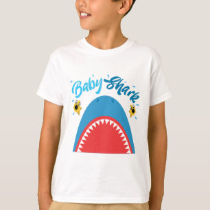 Baby-haj och Skrämt Gult-fisk T Shirt