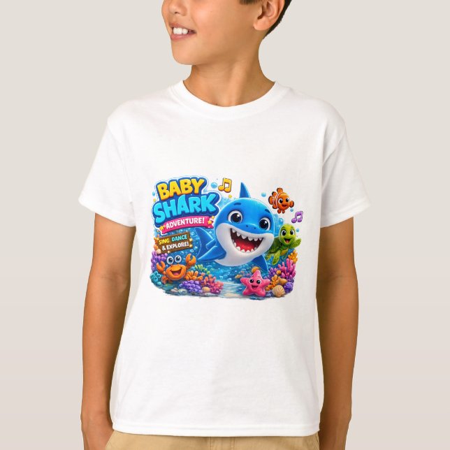 baby haj t shirt (Framsida)