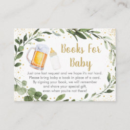 Baby håller på att bryta Bok begäran om Greenery Tilläggskort