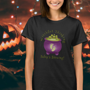 Baby håller på att bryta Halloween Baby-annonsen T Shirt