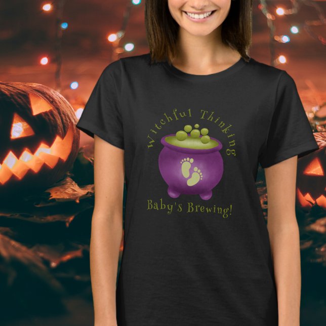 Baby håller på att bryta Halloween Baby-annonsen T Shirt (Skapare uppladdad)