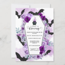 Baby håller på att bryta Halloween Baby Shower