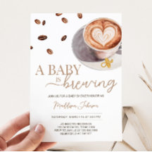 Baby håller på att bryta kaffets babyskor