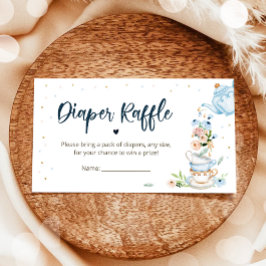 Baby håller på att bryta teafärgen Raffle Blue Bab Tilläggskort