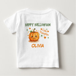 Baby Halloween Cute Pumpkin T Shirt