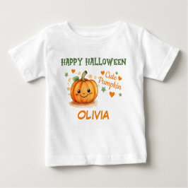 Baby Halloween Cute Pumpkin T Shirt